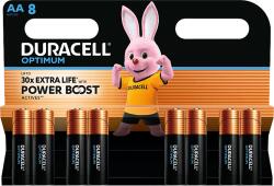 Duracell Optimum 8 db AA Boost elem (10PP110051) (10PP110051)