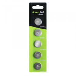 Green Cell CR2025 Lithium battery 3V 160mAh gombelem 5db-os (XCR04) (XCR04) - aqua