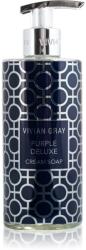 VIVIAN GRAY Purple Deluxe Jasmine & Patchouli fényűző folyékony szappan kézre illatosított 400 ml