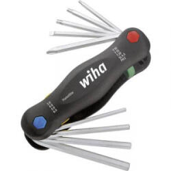 Wiha Pocketstar 9 részes univerzális kulcstartós zseb csavarhúzókészlet (25295)