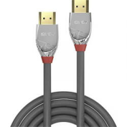 Lindy HDMI Csatlakozókábel [1x HDMI dugó - 1x HDMI dugó] 0.50 m Szürke (37870)