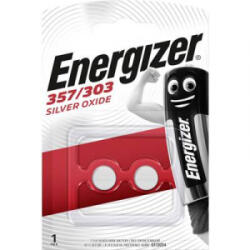 Energizer EPX76 gombelem, ezüstoxid, 1, 55V, 200 mAh, 2 db, Energizer AG13, V13GA, G13A, 13GA, PX76A, PX675A, 157, GPA76 (E301319100) - aqua