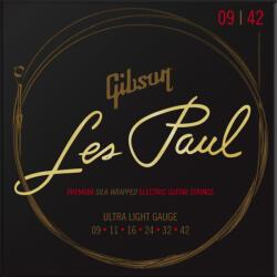 Gibson Les Paul Premium Electric Guitar Strings Ultra-Light