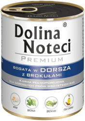 Dolina Noteci 12x800g Dolina Noteci Premium nedves kutyatáp- Tőkehal & brokkoli