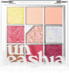 UNLEASHIA Glitterpedia Eye Palette палитра сенки за очи цвят No. 7 All of Peach Ade 6.2 гр