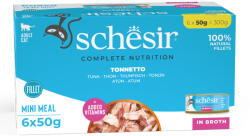 Schesir 6x50g Schesir Complete Nutrition Filet tonhal hallében nedves macskatáp
