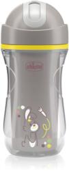 Chicco Sport Cup 14m+ bögre szívószállal Grey 266 ml
