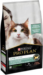 PRO PLAN 2x1, 4kg PURINA PRO PLAN LiveClear Sterilised Adult lazac száraz macskatáp