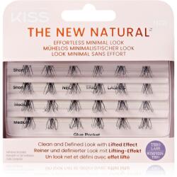 KISS The New Natural Effortless Minimal Look лепящи снопчета мигли без възли Trio 01 24 бр