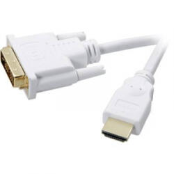 SpeaKa DVI / HDMI Csatlakozókábel [1x DVI dugó, 18+1 pólusú - 1x HDMI dugó] 2.00 m Fehér (SP-7870336)