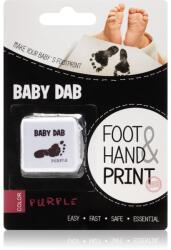 Baby Dab Foot & Hand Print Purple cerneală pentru amprente copii 1 buc
