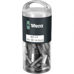 Wera 867/1 Z TORX® DIY 100 SiS (05072449001) Torx bit T 25 Szerszámacél Ötvözött, Kemény edzett D 6.3 100 db (05072449001)