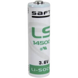 Saft Lítium ceruzaelem AA 3, 6V 2600 mAh, Saft LS14500 (LS14500) - aqua