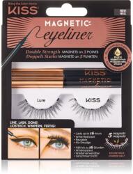 KISS Magnetic Eyeliner & Eyelash Kit gene magnetice 01 Lure 1 pereche - notino