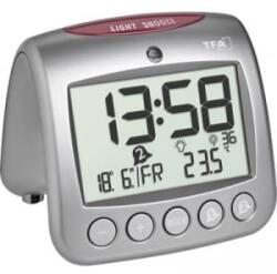 TFA (60.2559. 54) Rádiójel vezérlésű Ébresztőóra Szürke Riasztási idők 2 2 időzítési idő (60.2559.54)