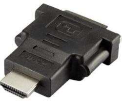 Renkforce HDMI - DVI átalakító adapter, 1x HDMI dugó - 1x DVI aljzat 24+1 pól. , aranyozott, fekete, Renkforce (RF-4212231)