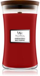 WoodWick Crimson Berries ароматна свещ с дървен фитил 610 гр
