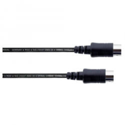 Cordial ED 1, 5 AA MIDI kábel 1.5m fekete (14895) (14895)