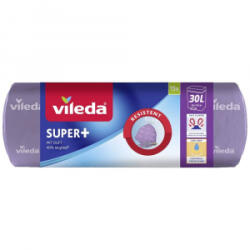 Vileda SUPER+ szemeteszsák levendula illattal, 15db 30 literes (171945) (171945)