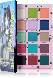 Rude Cosmetics Manga Collection Pigments & Shadows Palette paletă cu farduri de ochi culoare Cat Girl Chronicles 22 g