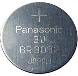 Panasonic CR3032 lítium gombelem, 3 V, 500 mA, Panasonic BR2032, DL3032, ECR3032, KCR3032, KL3032, KECR3032, LM3032 (BR3032)