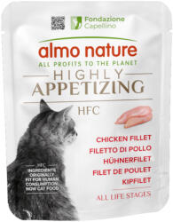 Almo Nature 24x50g Almo Nature HFC Highly Appetizing Csirkefilé nedves macskatáp