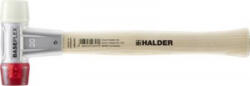 Halder BASEPLEX Puha kalapács ergonómikus markolat, kemény 360 g 280 mm 1 db (3968.030) (3968.030) - aqua