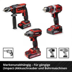 Einhell Impact Bit Taschenbox 11tlg Bit készlet 1/4 (6.3 mm), PH, PZ, TORX, Hatlap (118673) (118673)