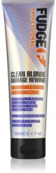 Fudge Clean Blonde Damage Rewind balsam nuanțator pentru par blond 250 ml