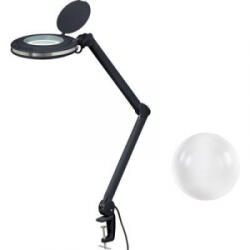 TOOLCRAFT 2178491 LED nagyító lámpa fekete 5 '' 127 mm-es, 5D 2, 25X szorítótartóval (2178491) - aqua