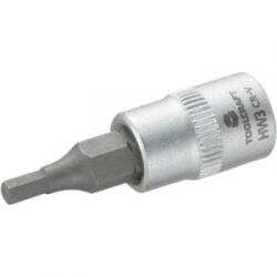 TOOLCRAFT Dugókulcs betét 6, 3 mm (1/4) 3 mm-es belsőkulcsnyílású hatlapú bittel, 37 mm, TOOLCRAFT (816068)