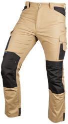 NEO TOOLS Munkásnadrág Mix&Match Canvas, 280g/m2, külső zsebek, Cordura részek, fényvisszav. betétek, bézs-fekete, XS (81-350-3-XS)