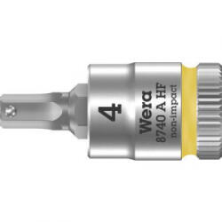 Wera 8740 A 05003333001 Belső hatlap Dugókulcs bit betét 4 mm 1/4 (6, 3 mm) (05003333001)