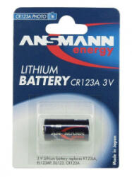 ANSMANN 3V Lítium fotóelem (1db / csomag) (CR123) (CR123) - aqua