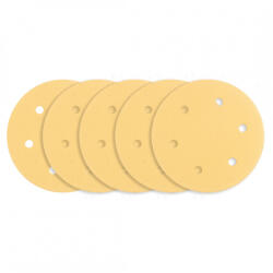 GRAPHITE Tépőzáras csiszolópapír 225mm, k120, 5db, 6 lyukakkal az 59g264, 59g265 csiszológéphez (54H030)