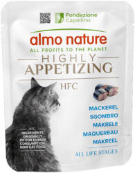 Almo Nature 6x50g Almo Nature HFC Highly Appetizing Makréla nedves macskatáp