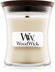 WoodWick Linen ароматна свещ с дървен фитил 85 гр