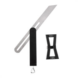 NEO TOOLS Állítható derékszög és szögmásoló, rozsdamentes (72-109) - olaj