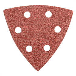 GRAPHITE Csiszolópapír deltacsiszolóhoz 93x93mm, K40, 5db. , lyukas (55H763)
