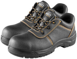 NEO TOOLS Munkacipő, bőr, S1 SRC, acél orrmerevítés, 47 (82-160-47)