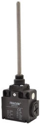 TRACON Helyzetkapcsoló, rugószáras (műanyag+acél) 1×NO+1×NC, 6A IP65 VT171 Tracon (VT171)