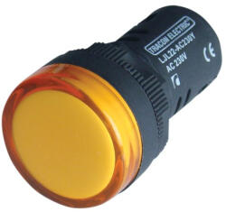Tracon Jelzőlámpa sárga LJL22-YE 230V AC/DC 22mm Led Tracon (LJL22-YE)