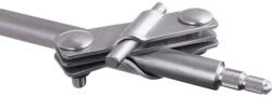 DEHN 620915 Csatlakozóbilincs földelőrudakhoz NIRO (V4A) D 20 mm Rd 7-10 mm/Fl -40 mm-hez AS S TE 20 7.10 FL40 V4A (620915)