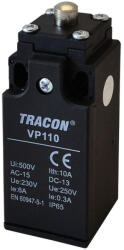 TRACON Helyzetkapcsoló, kúpos ütközős, 2P váltó 6 A/250 V, IP65 VP110 Tracon (VP110)
