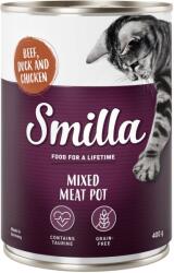 Smilla 24x400 Smilla multihús-tál nedves macskatáp- Marha, kacsa & csirke