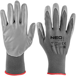 NEO TOOLS Munkakesztyű, poliuretán bevonatú poliészter, 4131X, 7, Rendelési egység: 12db (97-646-7)