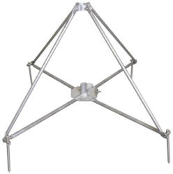 DEHN Négylábú behajtható állvány félhéjjal D40/D 50mm-es támasztócsövekhez, 680mm sug. 107490 VBS KB D50 RA680 V2A (107490)