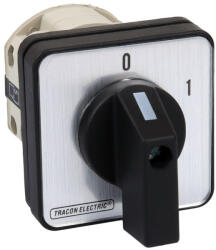 TRACON Kézikapcsoló, BE-KI 400V, 50Hz, 160A, 3P, 37kW, 88×88mm, 60fok TK-166/3 (TK-166/3)