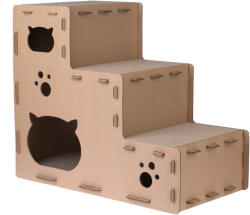  TIAKI TIAKI Puzzle kaparólépcső, macskáknak, H70xSz40xM60cm