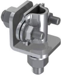 J. Pröpster 920181s dőlésszög kiegyenlítő Vario kapoccsal max 1500mm alumínium felfogórudakhoz, V2A (920181s)